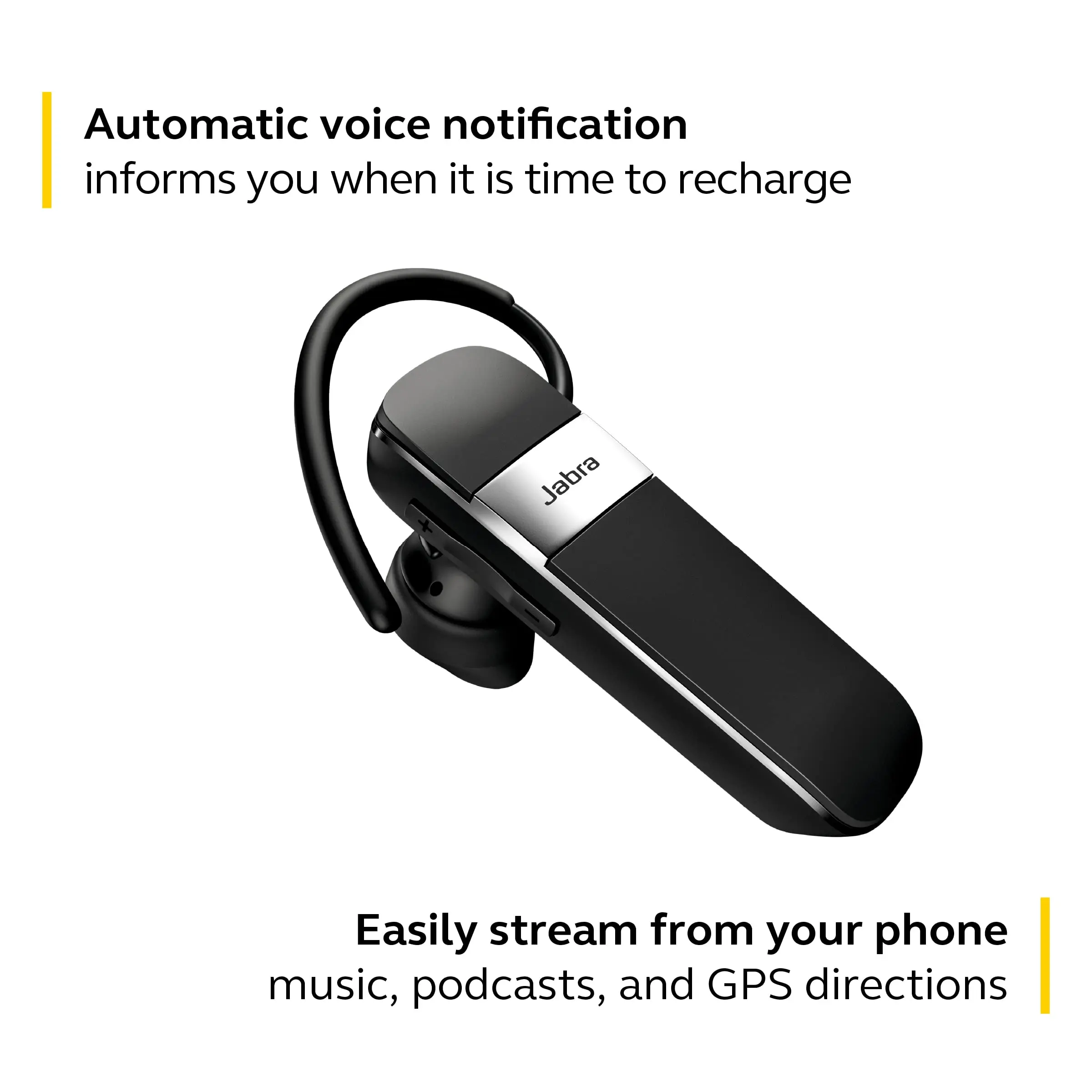 Jabra Talk 15 SE ブラック　新品 Jabra Talk 15 SE Bluetooth Headset for Hands-Free Calls with