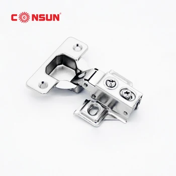 SSH004 CONSUN 35mm Nickel Plated Soft Closing Hydraulic Door Hinges Furniture Living Room Cabinet Hinges