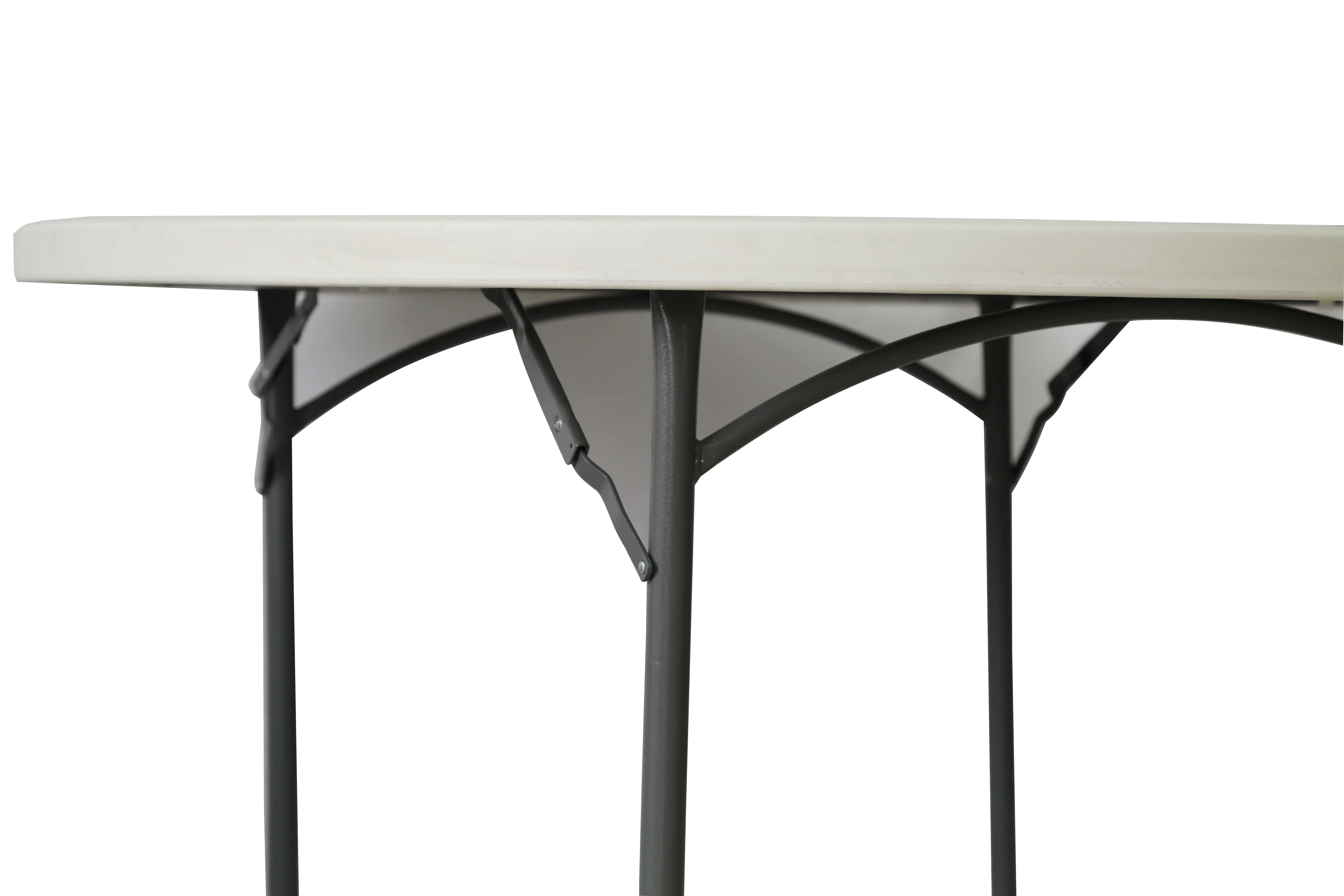 Blow-molded Outdoor Tables Round Foldable 150cm Diameter Modern Folding Table Plastic Patio Garden Furniture for Events Party