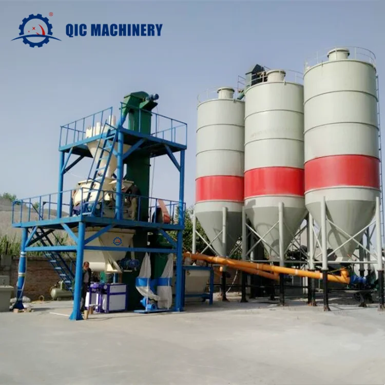 High Quality Automatic Ceramic Tile Adhesive Cement Plant Dry Mixing Mortar Manufacturing Plant