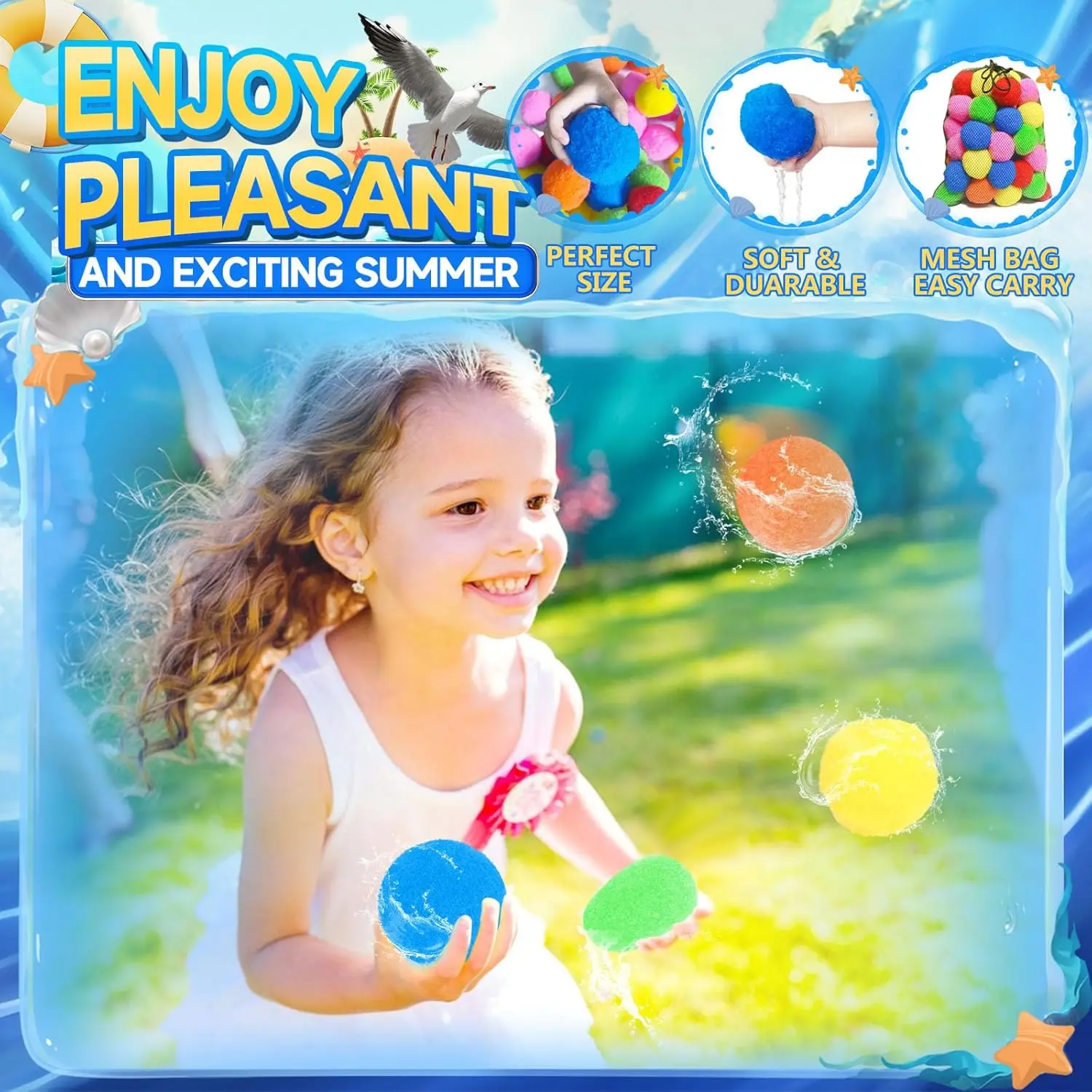 thumbnail image 2 of Reusable Water Balloons For Kids Adults, Summer Splash Party Easy Quick Fun Outdoor Backyard Water Bomb Splash Balls For Swimming Pool, Quick Fill Silica Gel Water Ball, Impact Open (12 PCS 2 of 10