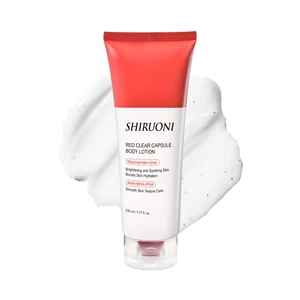 OEM ODM Organic Brightening Whitening Whole Body Red Capsule Lotion Niacinamide Cream for Nourishing Skin