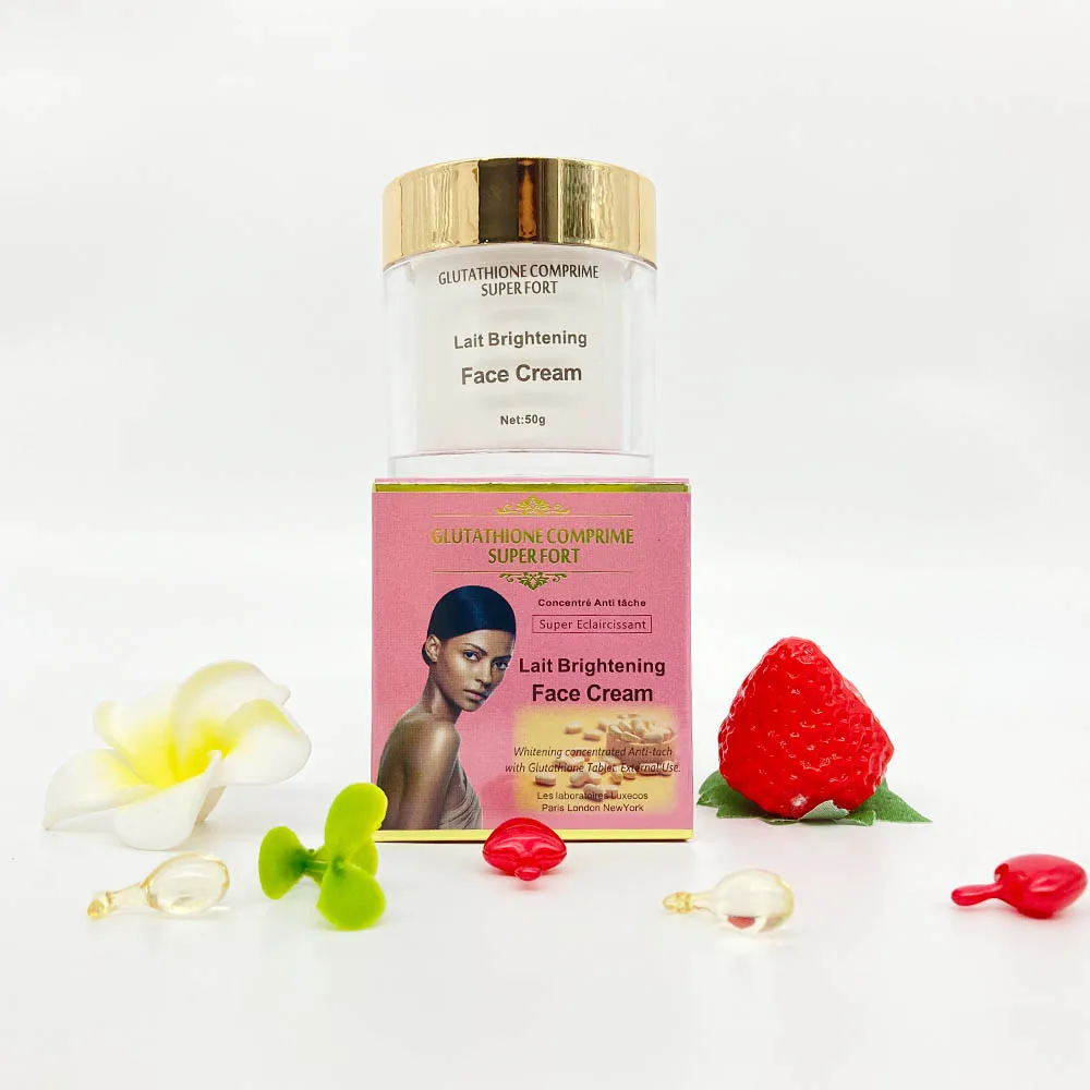 Glutathion Cream For Face Super Eclaircissant Whitening Beauty Face Lightening Cream For Women