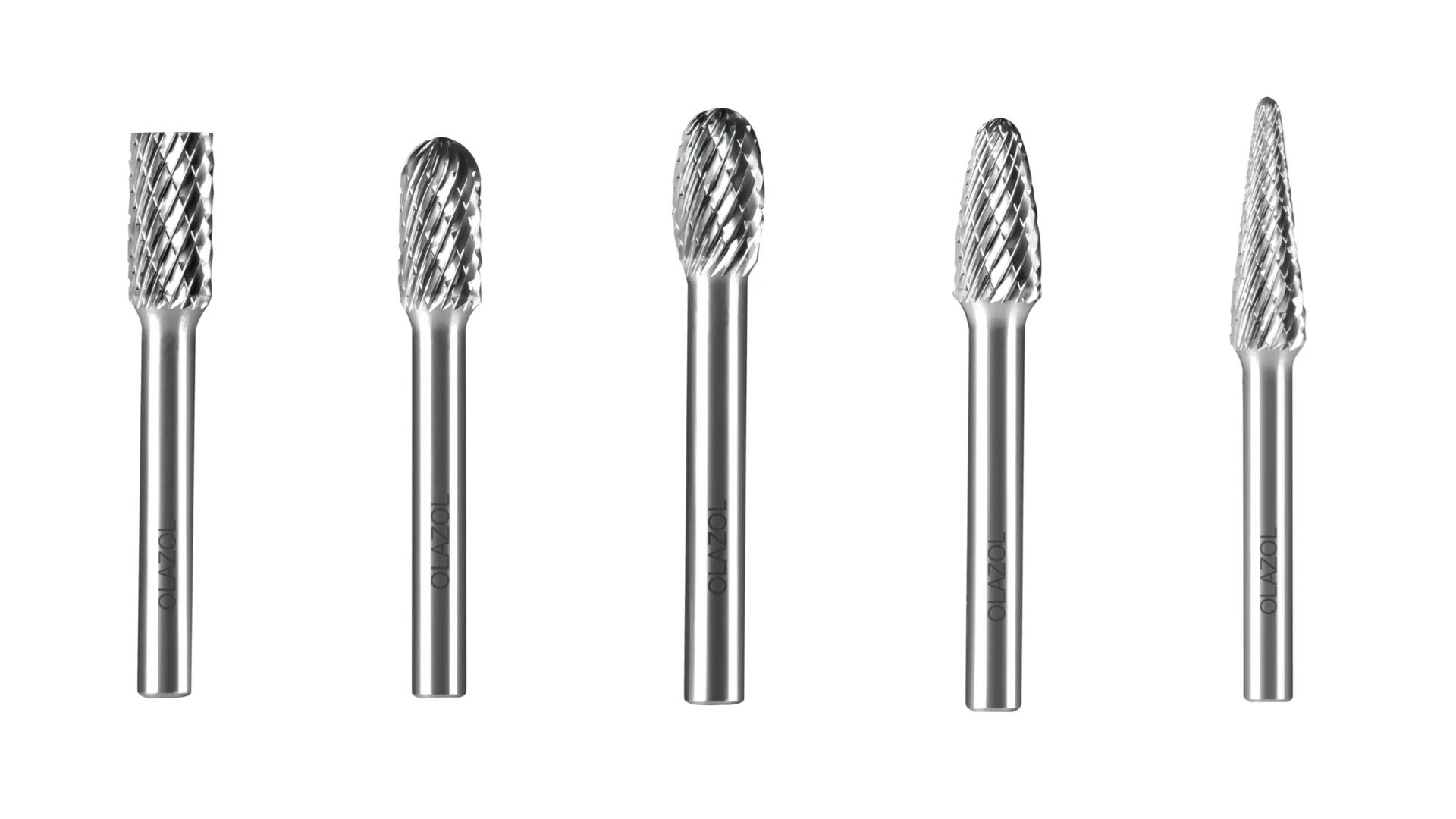 Tungsten Carbide Burrs Set 10 Piece Mini Rotary File Kit 6.35mm Or 1/4 ...