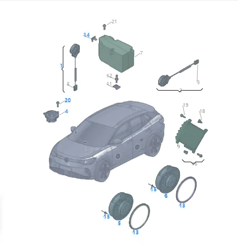 High Quality New Energy Vehicles Car Spare Parts Other Body Parts Auto ...