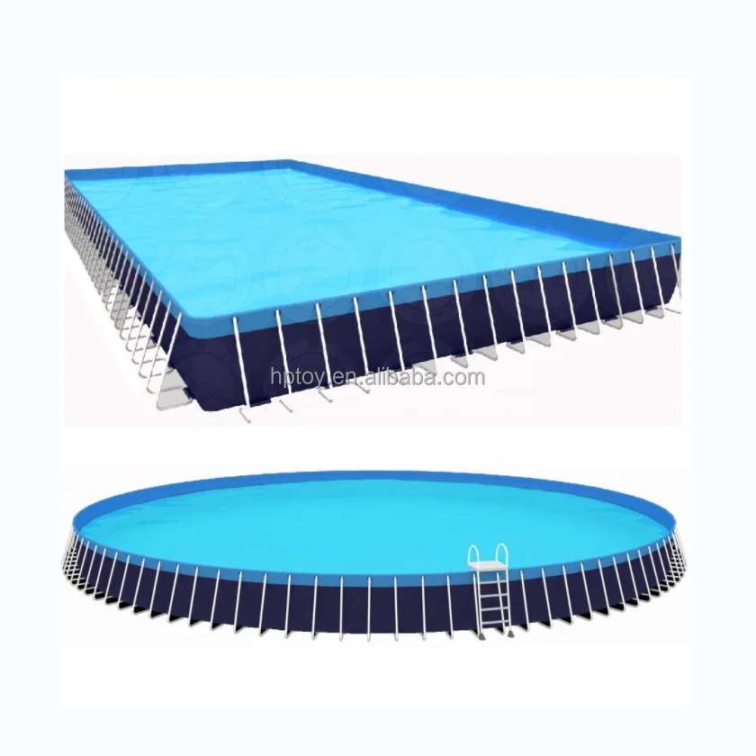 Commercial Steel Frame Above Ground Swimming Pool Metal Frame Pool