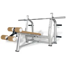 Commercial Gym Fitness Barbell Adjustable Weightlifting Decline Bench