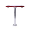 Table legs with four cup holders, tabletop includes four cup trays