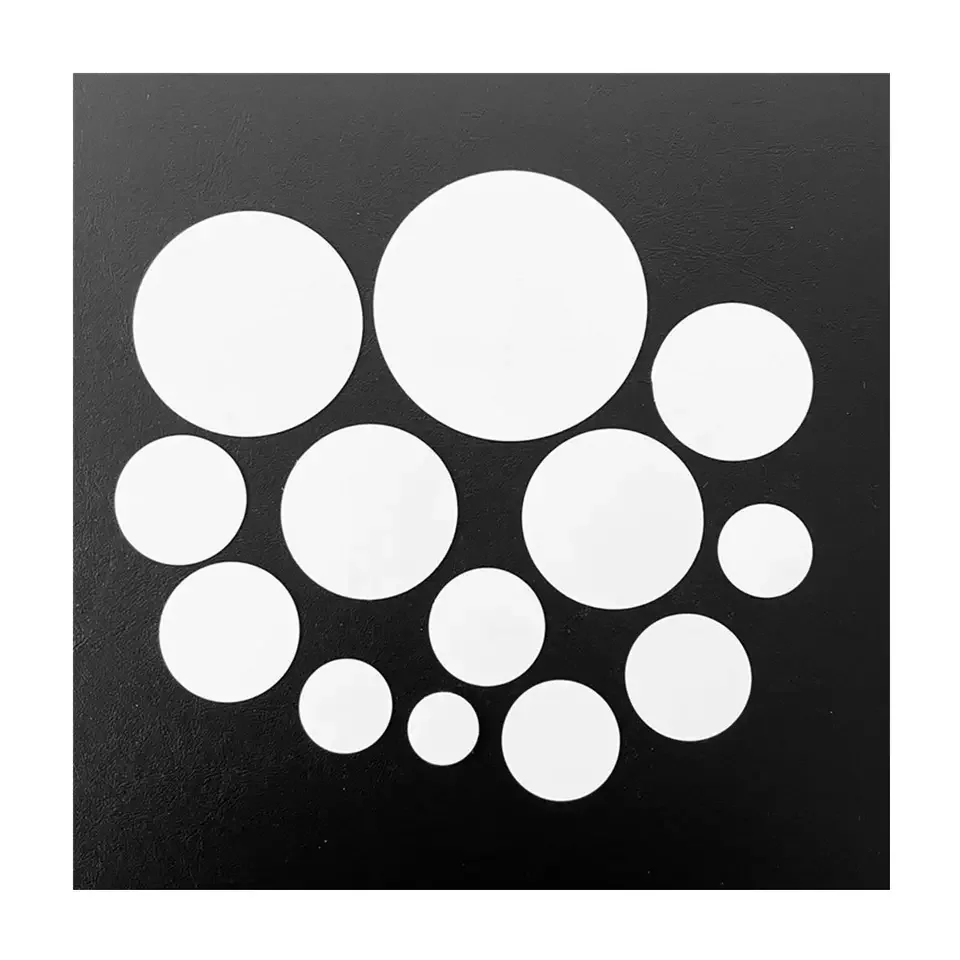 Aluminium Sublimation Blank Disc Round Sublimation Metal Sheet Necklace Blanks Disk for Jewelry Pendants Insert