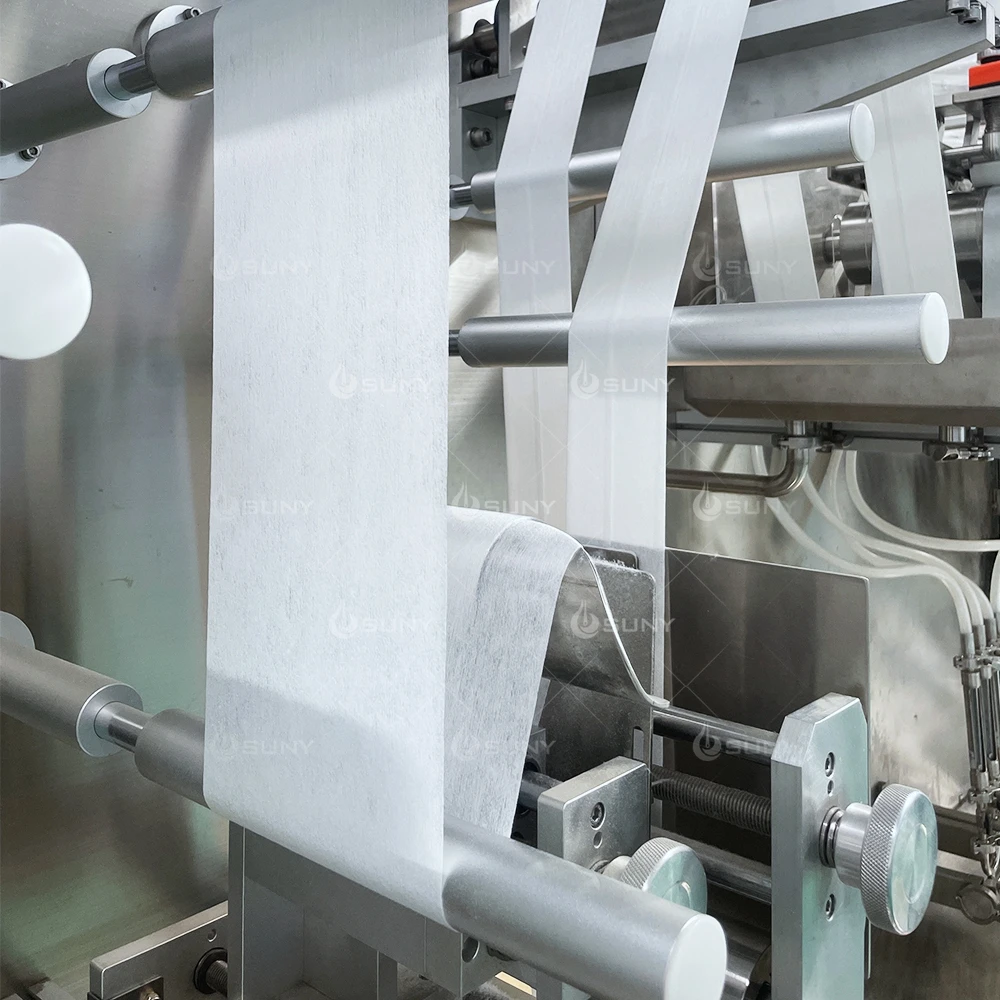 Full Automatic New Design 8Pcs Per Pack Wet Toilet Paper Making and Packaging Machine