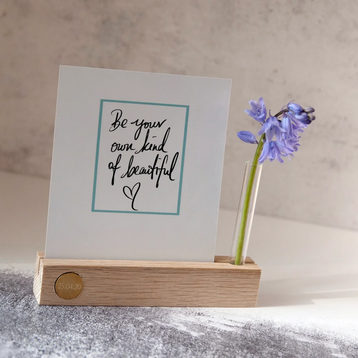 Card Holder Wood extra Large and Stable Photo Holder Beech Wood Place Card Holder Postcard Decoration