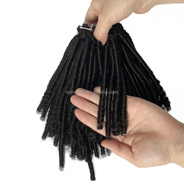 KAMA 18in*6 Premium Mixed Blended Human Hair Extension Bundles Pixie Curly Blended Hair Weave Bundles Wholesale