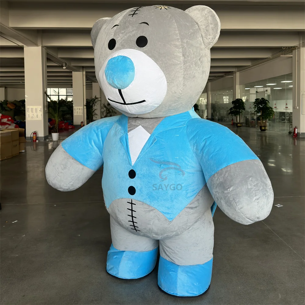 dress blues bear The Best Teddy Bear With Blue Dress Bunny Hat Doll Cos Stuffed Bears Toy  Christmas Gifts for Her / Girlfriend Mom Kids