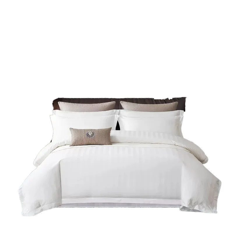 Queen Size Luxury Hotel Quality 100% Cotton Bedding Set 300TC  Super Breathable Machine Washable