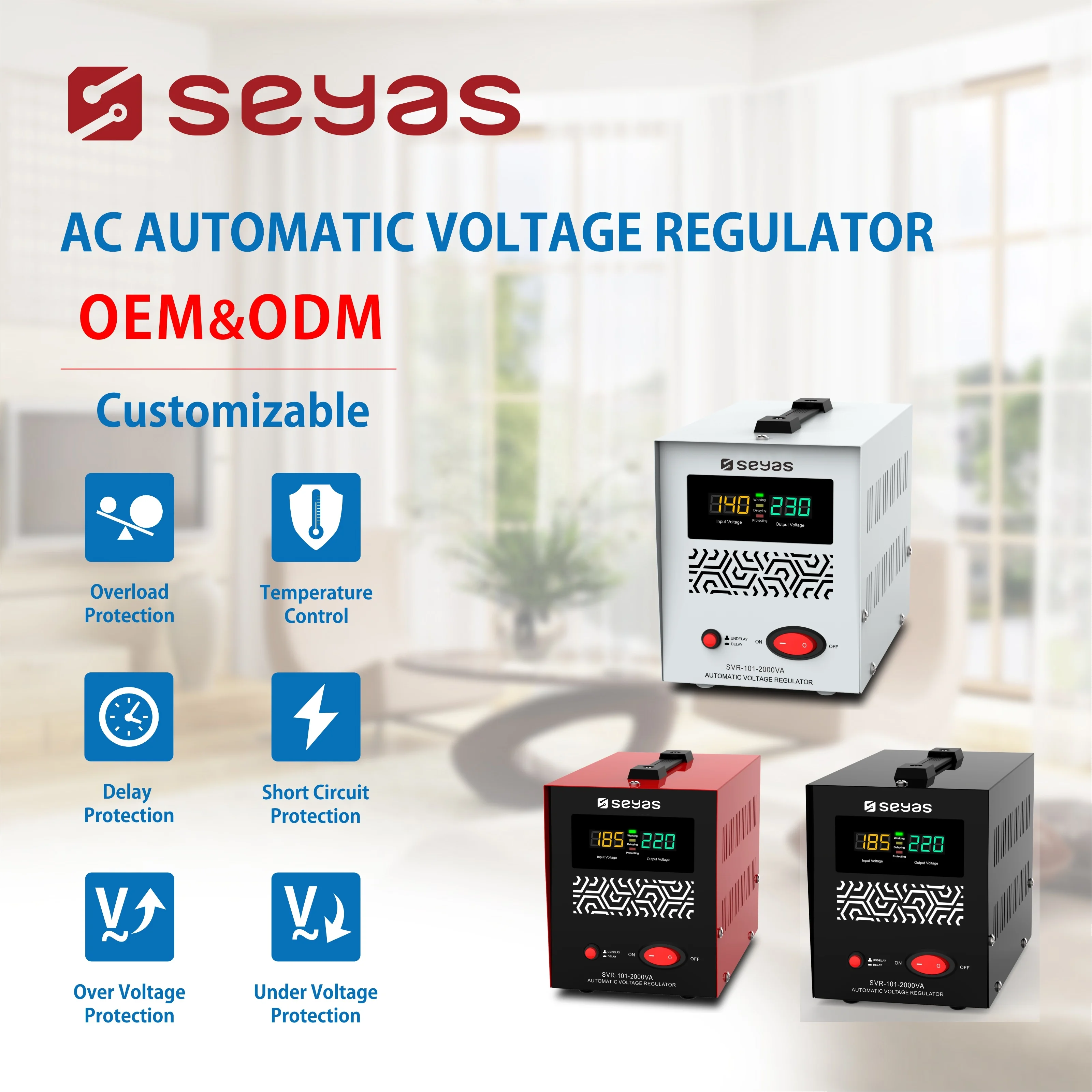 OEM Single Phase AVR Automatic 220V AC AVR Voltage Stabilizers| Alibaba.com