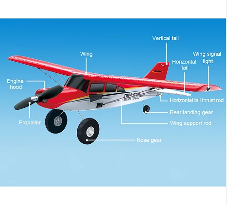 QIDI560 One-click Stunts Mohr Practice Planes Model 1504 Brushless Motor 4CH 2.4Ghz Remote Control Toys New Flyer Christmas Gift