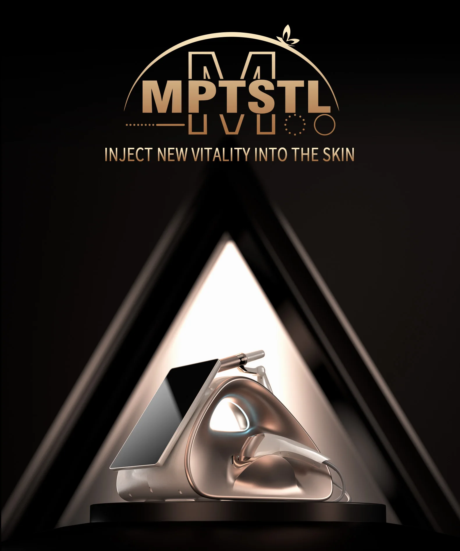 2023 New Model Gold TT 12 D Face Lift Machine 2 in 1 Rotating 360 12D Hifu Mmfu MPTSTL