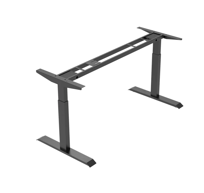 Long Life Electric Lift Desk Height Adjustable Dual Motor Table Office Desks Frame Sit Stand Desk