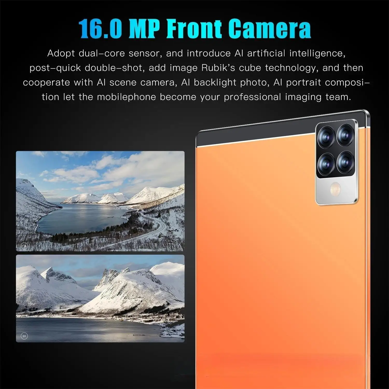 2024's Top Choice 5G Smart Tablet PC with 16GB RAM 1TB Storage - All-in-One for Study and Office