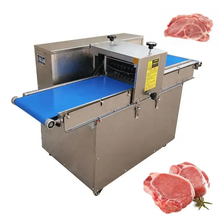 Automatic Small Meat Strips Slicing Cutting Machine Beef Pork Meat Chicken  Breast Jerky Frozen Fresh Meat Slicer From Lewiao321, $1,346.74