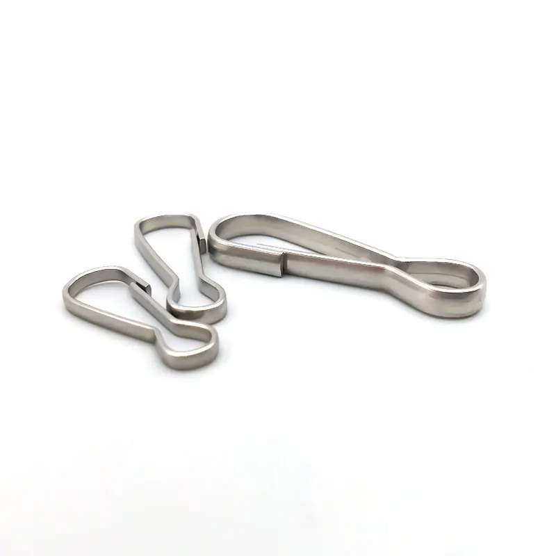 Metal Clips30pcs Stainless Steel Metal Spring Hooks Lanyard Snap Clip Hooks  Key Chain Hook
