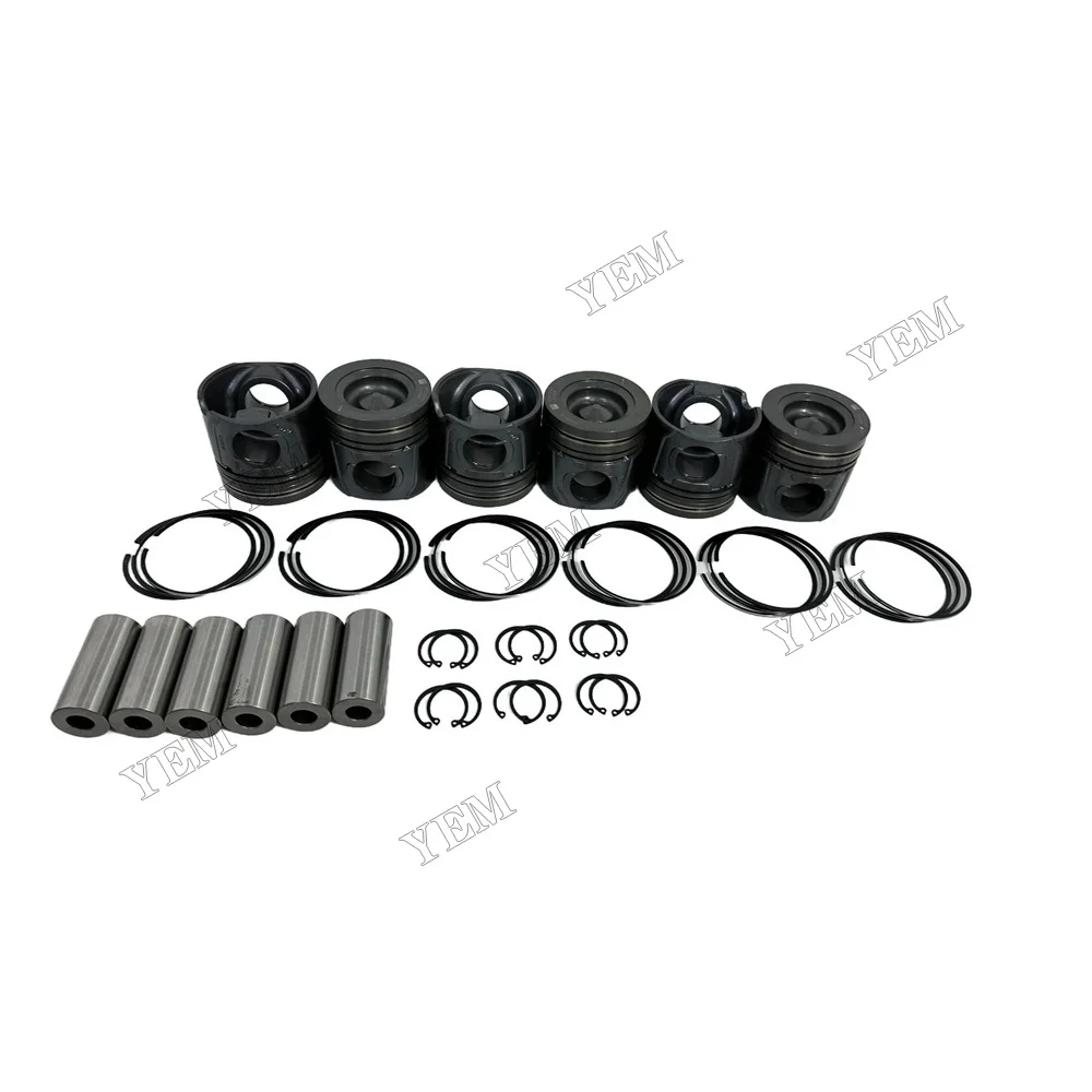 Piston Rings Set Fit for QSL9.3 Engine Parts 6