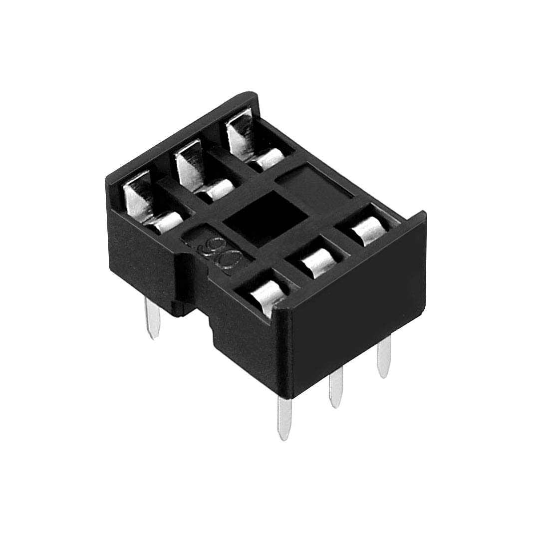 SYHY 80 шт. 2,54 мм Шаг 7,6 мм Шаг ряда 2 ряда 6 Плоских контактов для пайки DIP IC чип гнездовой адаптер DIP-6