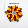 29 cm, rosso+giallo+arancione