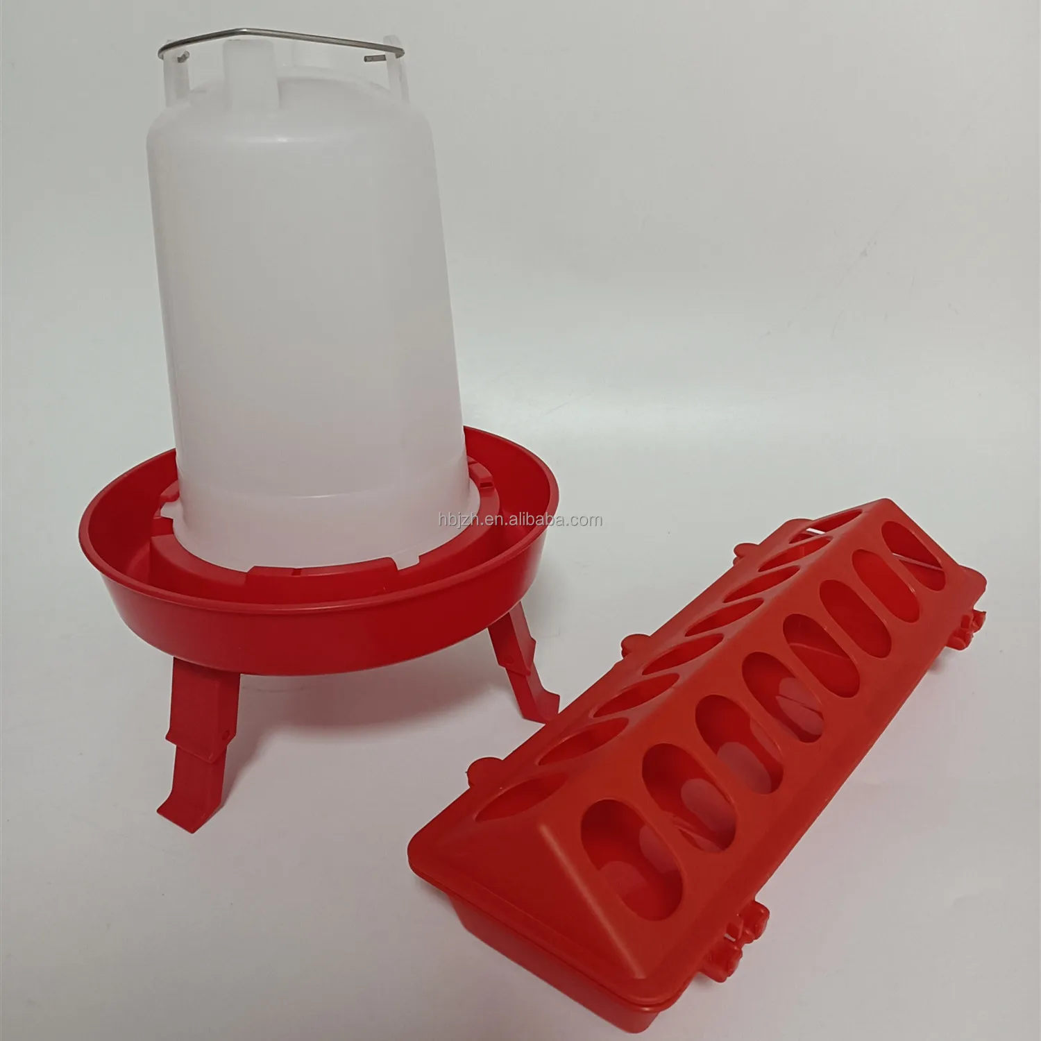 Myenne 20pcs Chicken Waterer Poultry Drinker Pigeon Quail Drinking Bowl Rubin Water Mouth Poultry 6 Point Red - View #14