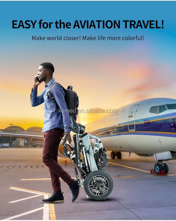 Ksm601 Reclining Electric Wheelchair For Disabled Recliner Power