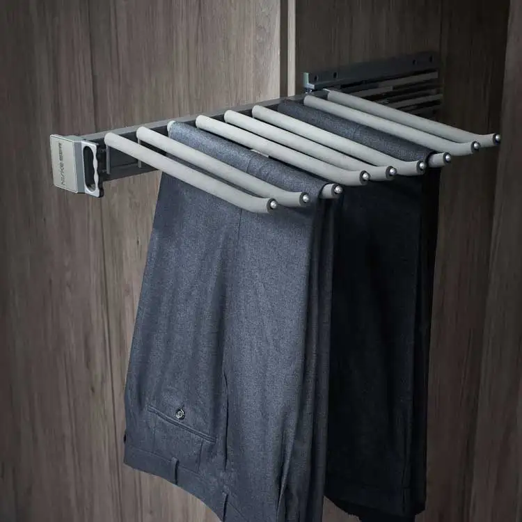 Organize Your Closet with NISKO Trousers Rack Grey Coffee