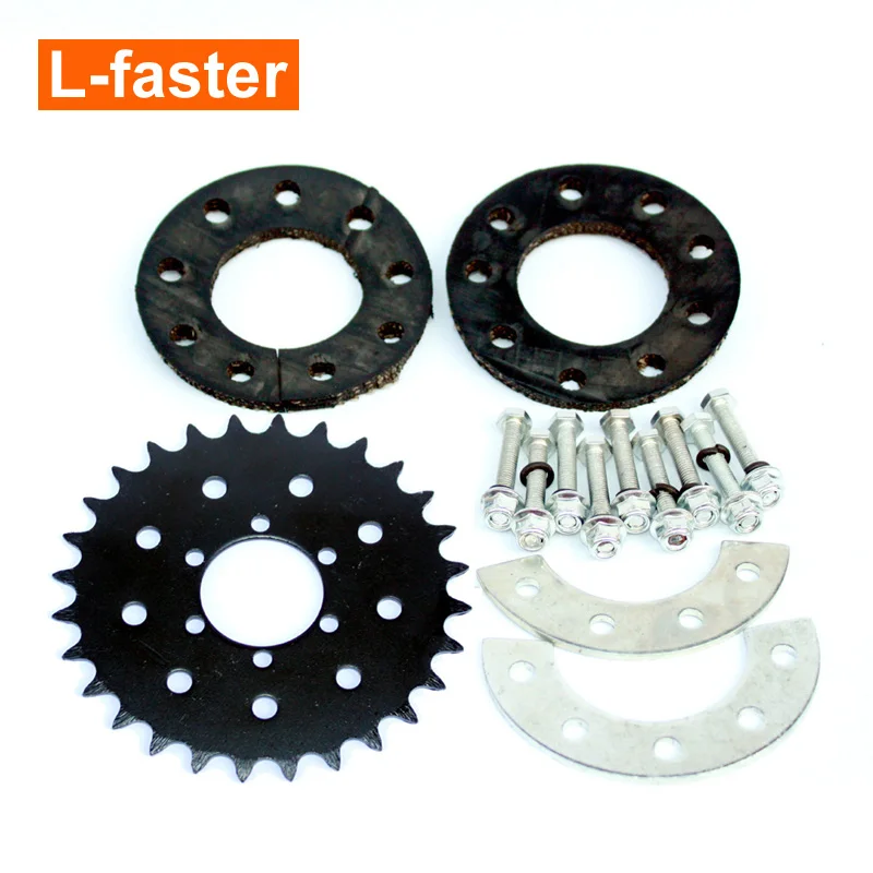 Bike Spoke Wheel Chainwheel 28T L-Faster Sprocket Kit