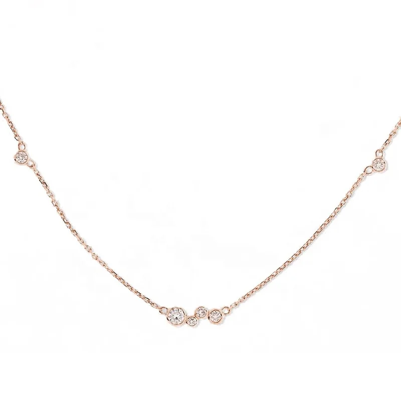 18k Gold Plated Minimalist Leaf Olive Necklace