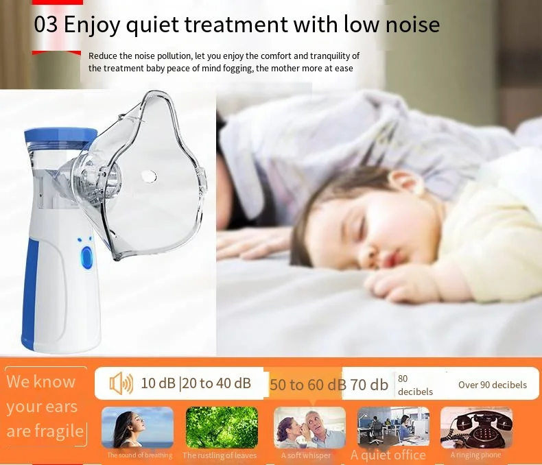 High Quality Nebulizer Machine Portable Ultrasonic Handheld Mesh ...