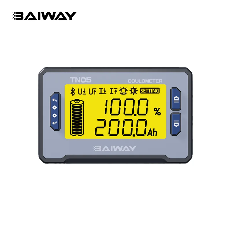 BW-TN05 80V50A universeller Autobatterie-Monitor Lade- und Entlade-Spannungsanzeiger für Batteriekapazität Tester Messgerät
