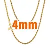 Gold 4mm
