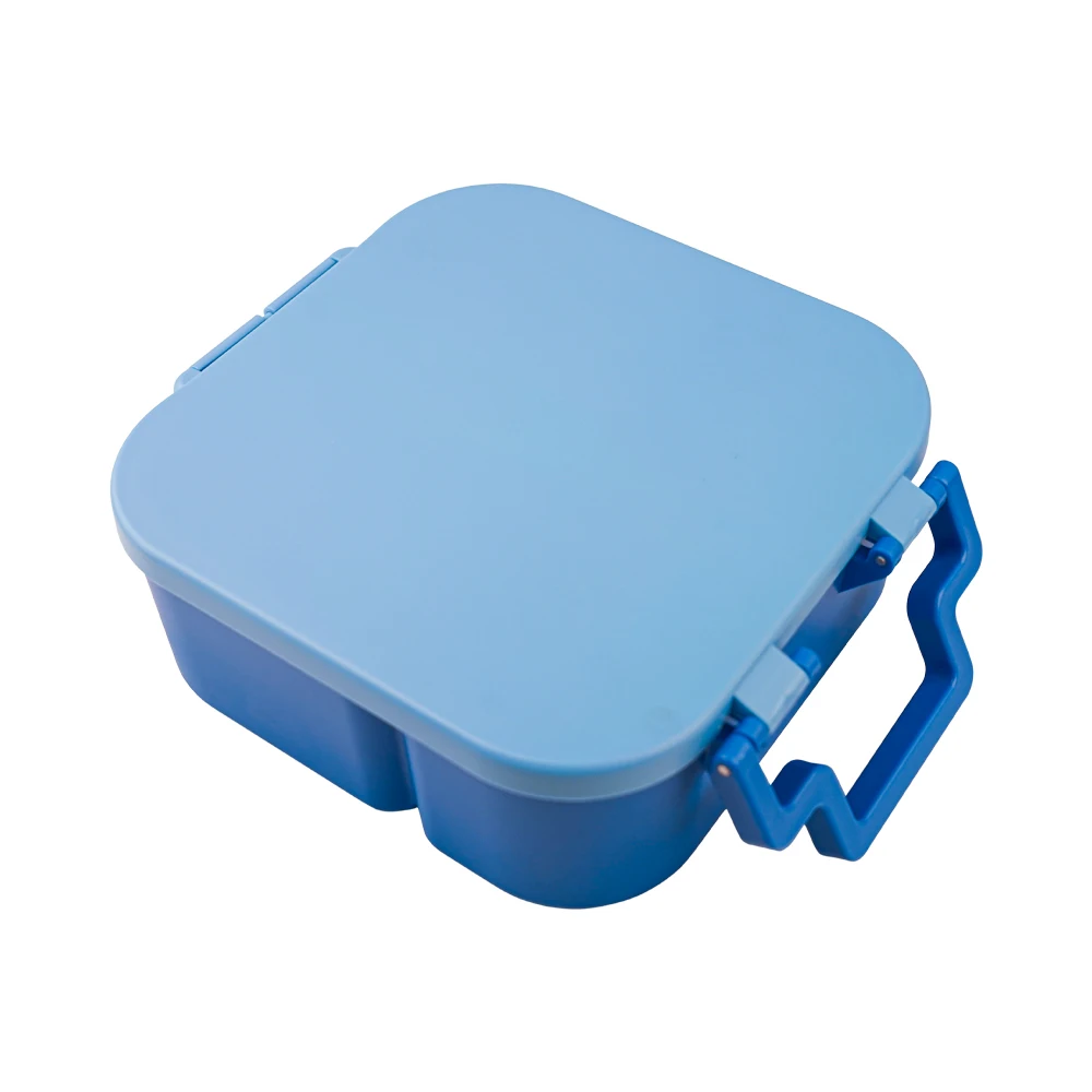 1700ml PP Microwaveable Plastic Storage Box with Compartments Kids' Bento Lunch Thermal  Food Container