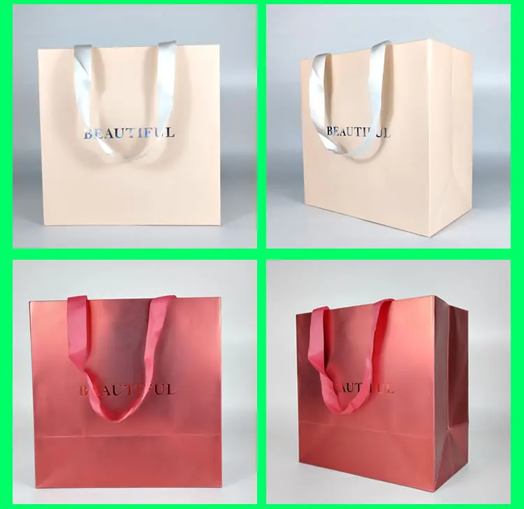 Gift Wrapping Paper Bag Clothing Shopping Bag Custom Gift Paper Bags ...