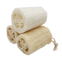 100% Natural Eco-friendly  Kitchen Tools Dishwashing Scrubber Biodegradable Kitchen And Bathroom Cleaning luffa sponge