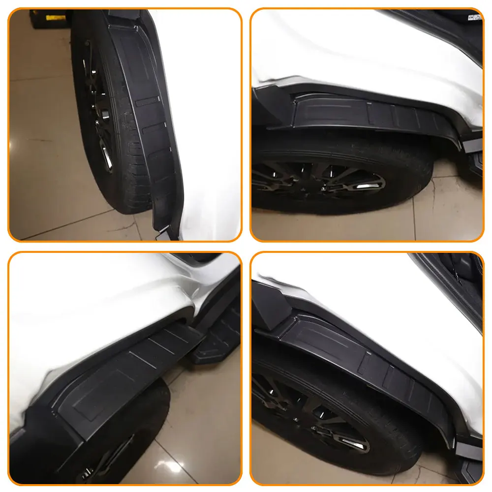 2Pcs Fender Car Mudguard Refit Rear Tire Fender Special Decoration Rear Door Lining Fender for Toyota Land Cruiser Prado LC250