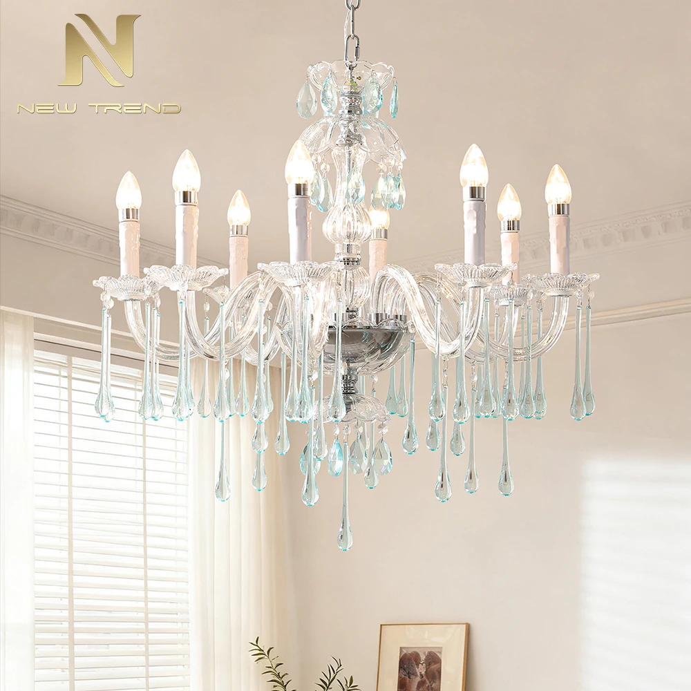 CPL-463 Modern Sculptural Murano Glass Chandelier – Artistic European Style Pendant Light for Villa Dining