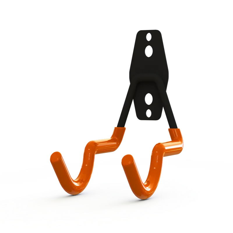 Hot Selling Heavy Duty Garage Tool Hooks Wall Mount Anti-Slip Coating Storage Rack Hook for Hanging Bike