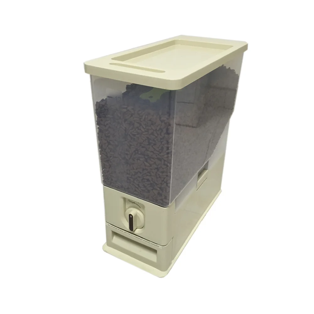 Оптовая продажа 6 кг экологичный маленький контейнер для хранения кормов собак милый пластиковый автоматический кормушка с емкостью 200 мл