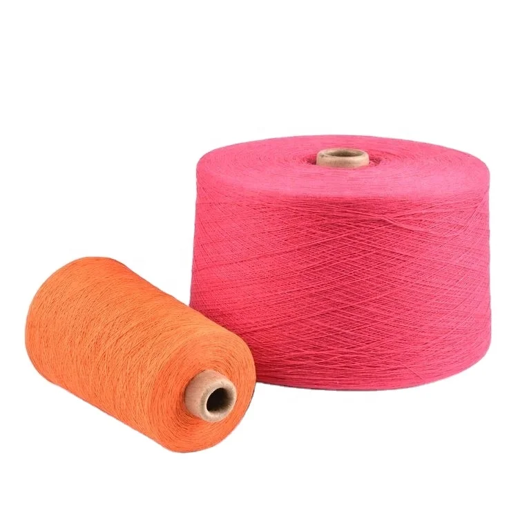 Reasonable price NE8/2 double knitting recycled cotton yarn for hammocks