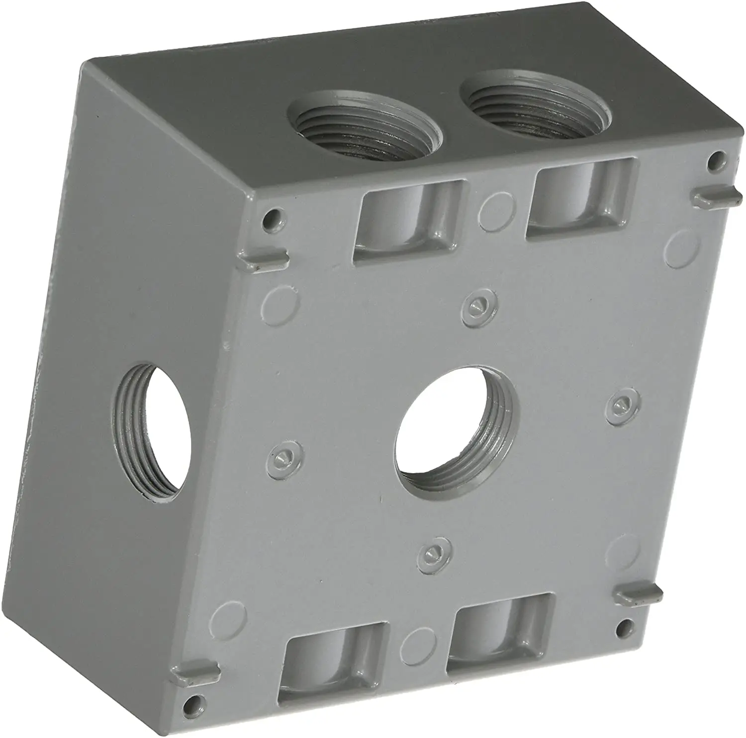 Outlet Box Threaded 2 Gang Weatherproof Box,Threaded Outlets,Gray| Alibaba.com