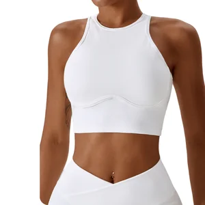 High Quality Sexy Backless Sports Bras for Gym Yoga Soft Comfortable Breathable Quick Dry Shockproof Hollow Backless Sports