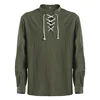 Camicia Vintage a maniche lunghe verde
