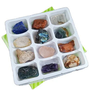 ヒーリング・クリスタルキット　ヒーリングプログラム付き 12個のプレミアムヒーリングクリスタルキット (ボックス7チャクラ