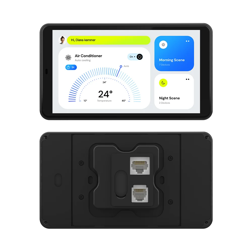 Sleek Smart Tablet 5.5 Inch Poe Touch Screen Gorilla Glass Wifi bluetooth Rj45 Rs485 Rs232 Dc 12V Type c in Wall Mounted Tablet