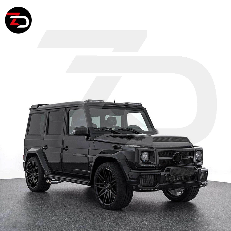 G900 Style Body Kit With Carbon Fiber Engine Hood for G Wogan W463 G500 G550 G55 G65 G63